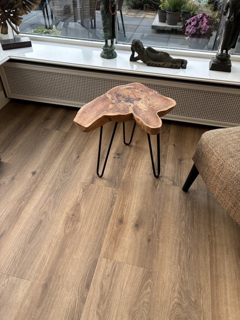 Bijzettafeltje, Minder dan 55 cm, Gebruikt, Overige vormen, Hout