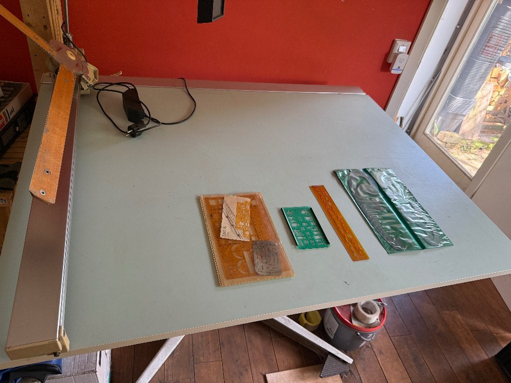 Tekentafel Neolt met gasveer, Ophalen, Gebruikt, Minder dan 130 cm, Verlichting