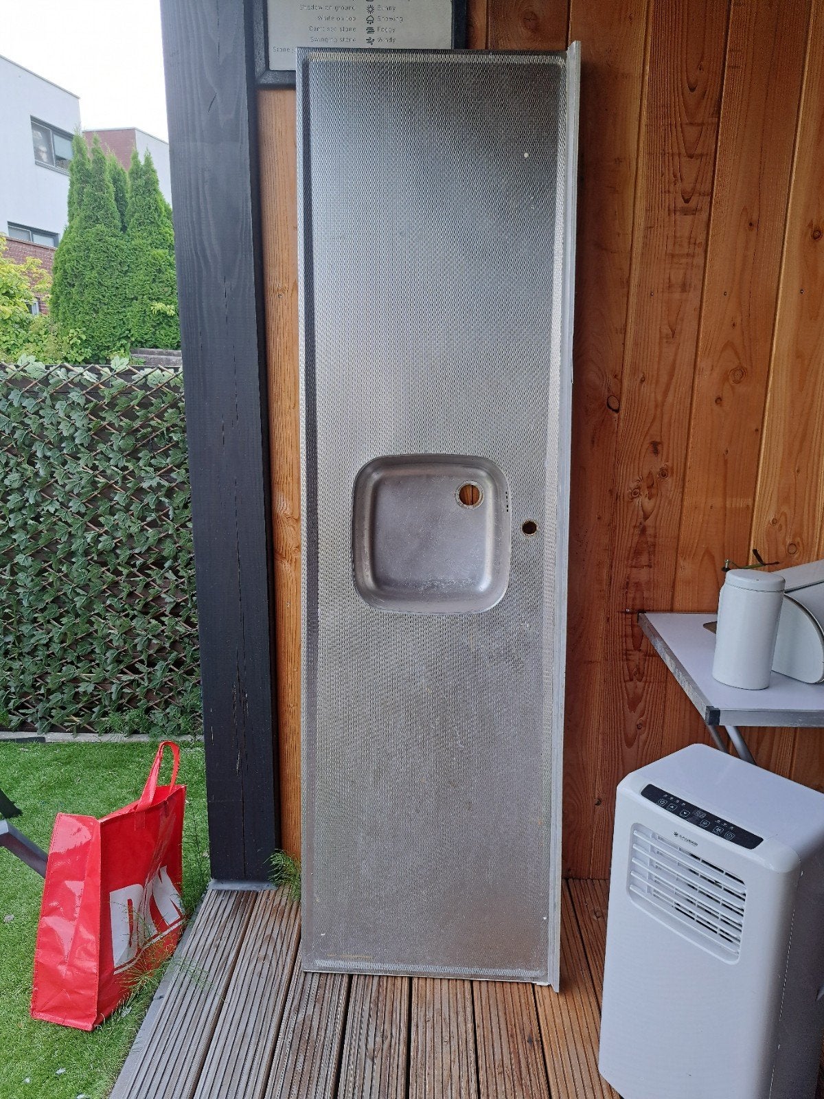 RVS Keukenblad met spoelbak, Ophalen, Zilver, Metaal, Overige typen