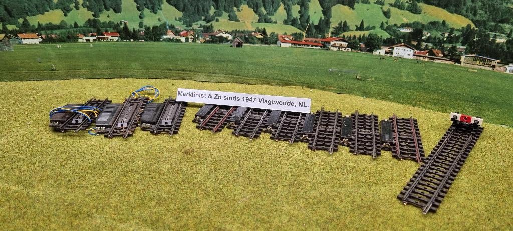 Marklin k rails Serie 2200, Wisselstroom, Gebruikt, Analoog, Rails