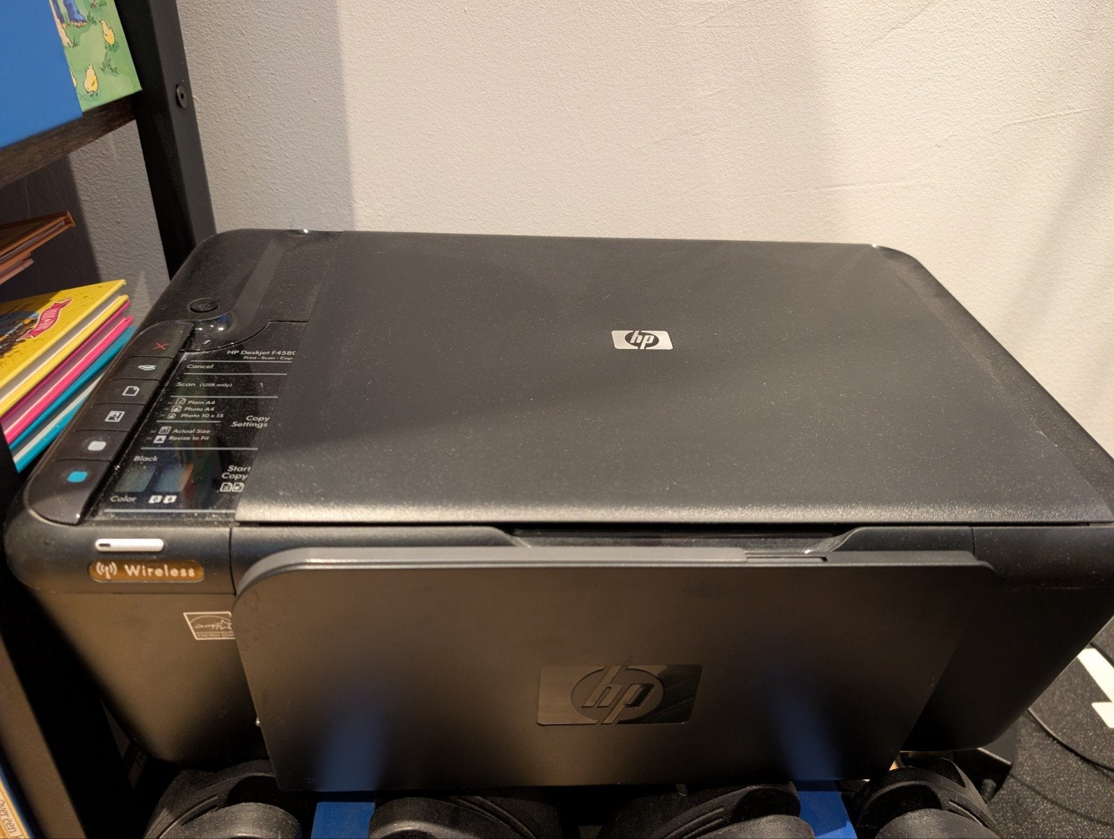 HP Deskjet F4580 All-in-One Printer - Draadloos, Ophalen, Kleur printen, Gebruikt, Inkjetprinter