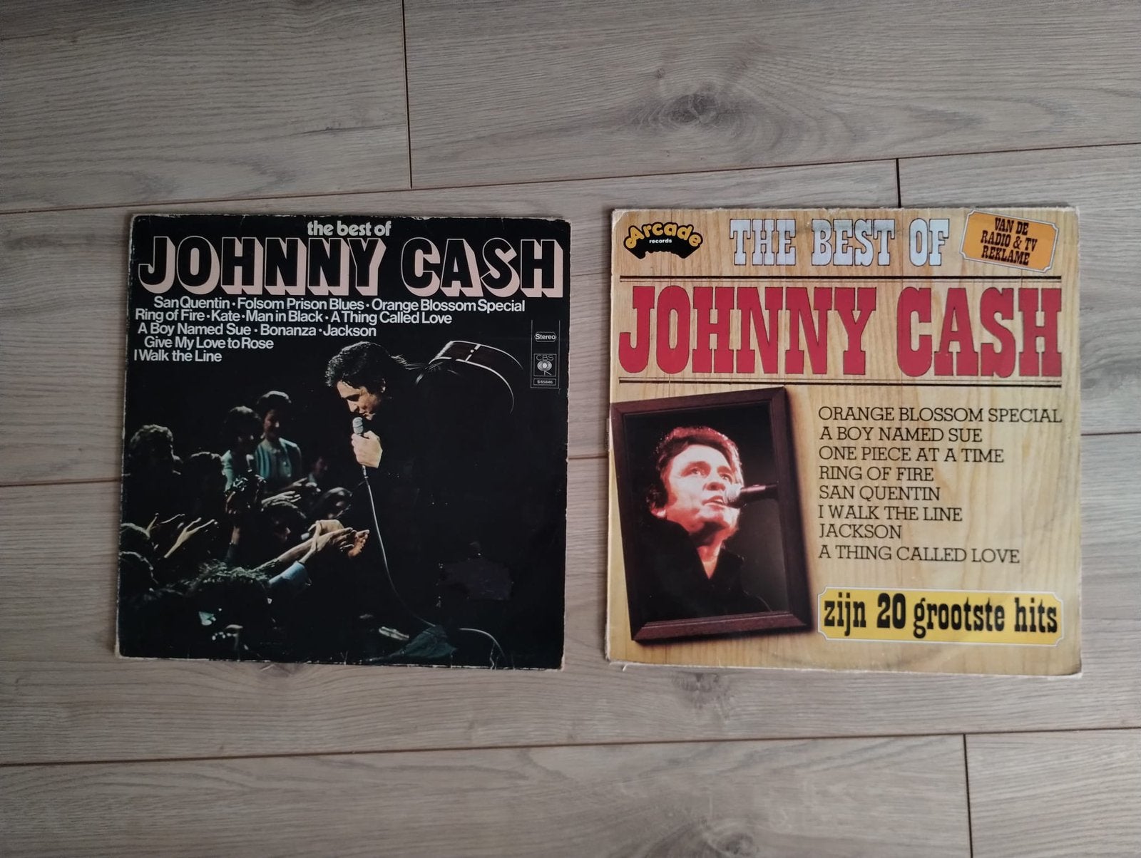 Johnny Cash the best of 2 Elpee’s, Ophalen of Verzenden, Gebruikt, 12 inch, Poprock
