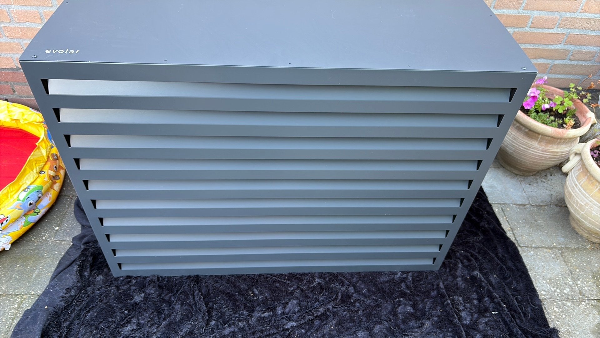 evolar omkasting ombouw airco warmtepomp antraciet 7016, Ophalen, Zo goed als nieuw, Metaal, Overige typen