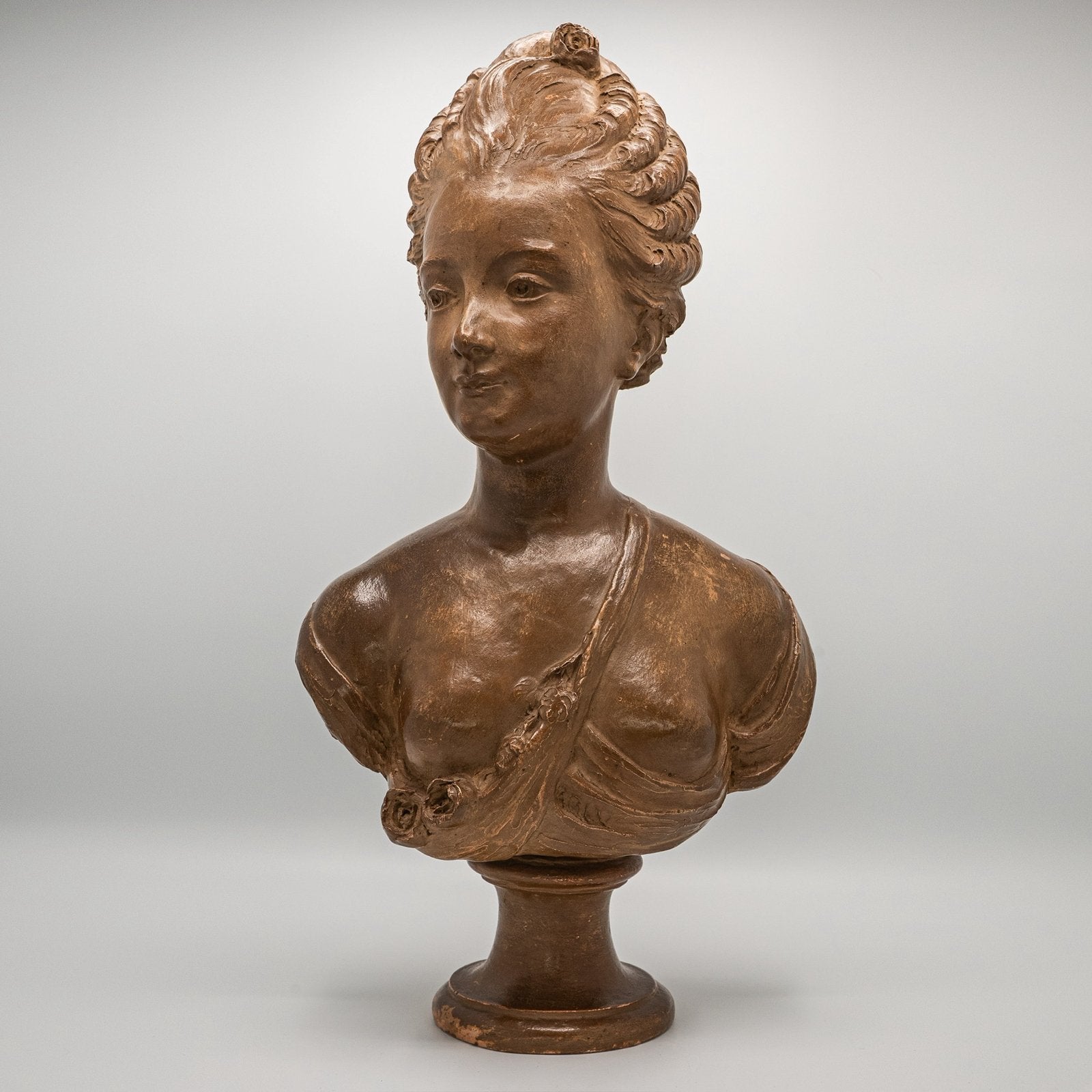Buste Marie Antoinette gesigneerd 19e eeuw, Ophalen of Verzenden