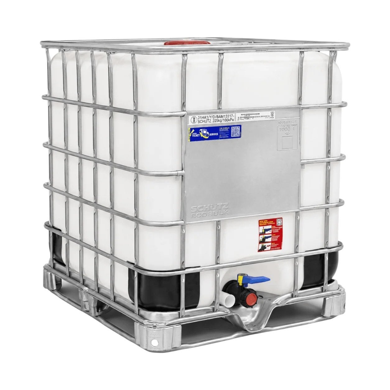 1000L IBC container - direct afhalen, Doe-het-zelf en Verbouw, Ophalen, Gebruikt, 100 cm of meer, 60 cm of meer