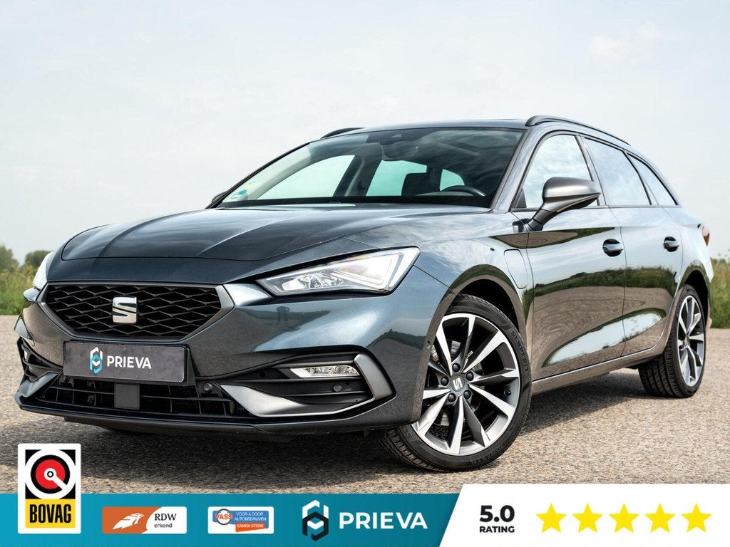 SEAT Leon Sportstourer 1.4 e-Hybrid FR | Panorama | Leder/Al, Auto's, Seat, Bedrijf, Te koop, Leon, ABS, Achteruitrijcamera, Airconditioning