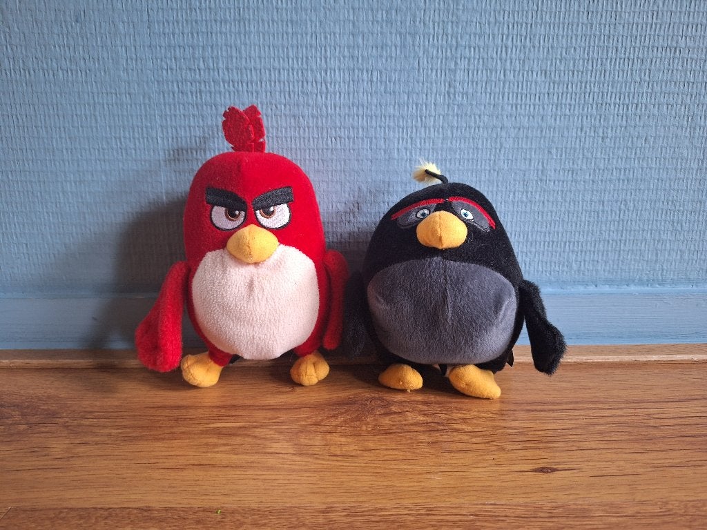 Angry Birds Knuffels, Overige typen, Ophalen of Verzenden, Zo goed als nieuw, Angry Birds