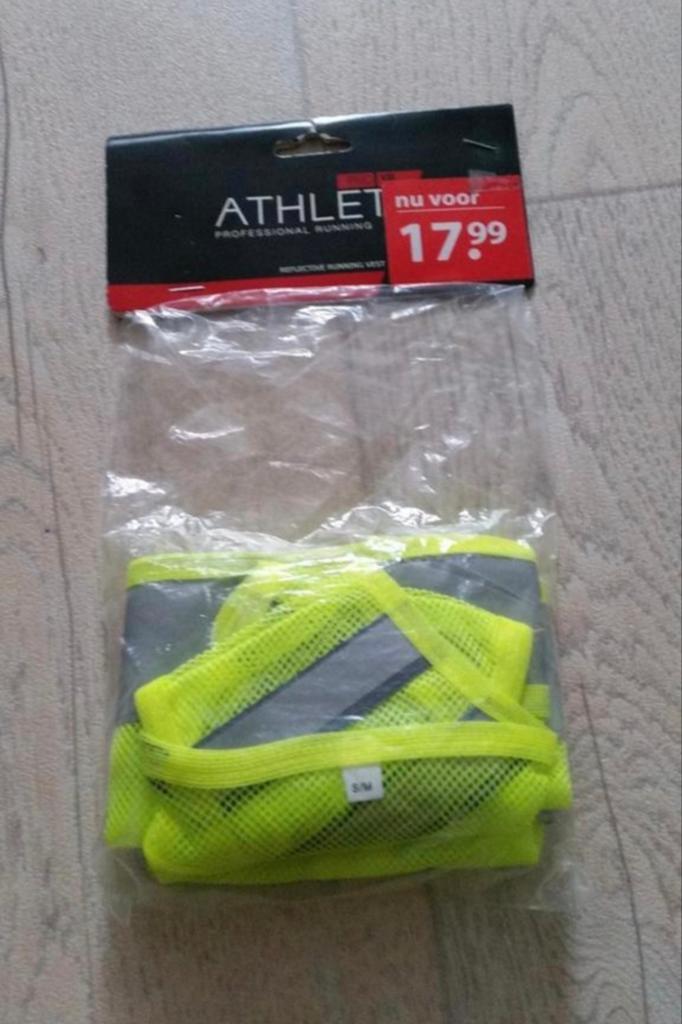 Reflecterend Hardloopvest S/M -, Ophalen of Verzenden