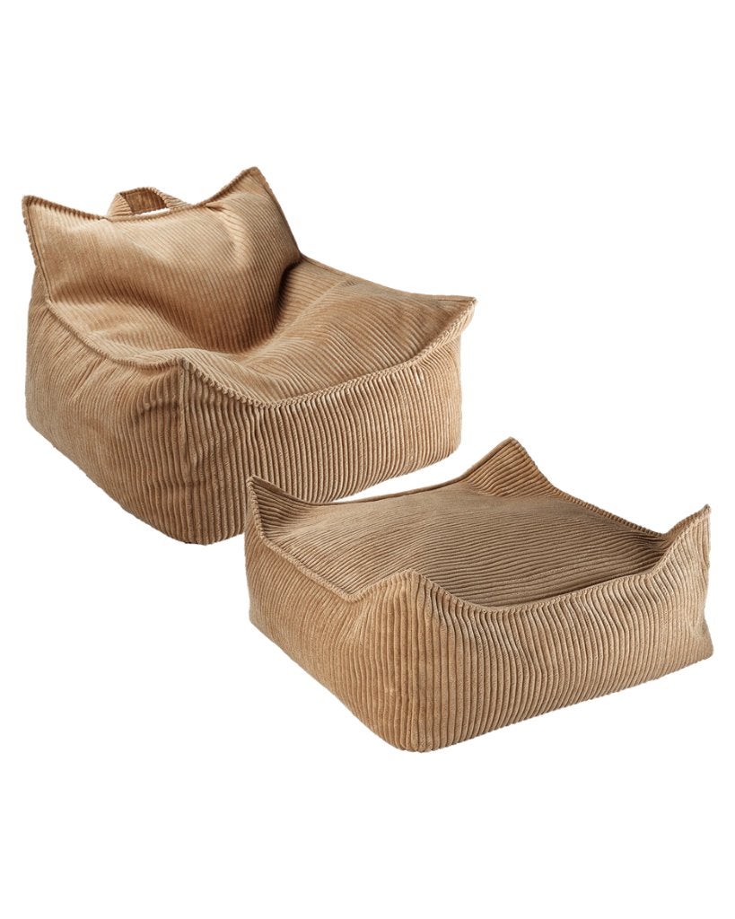 Kinderzitzak + Poef Corduroy Toffee Bruin Wigiwama, Nieuw, Ophalen of Verzenden, Nometnu street 135A Daugavpils, LV-5414 LATVIA