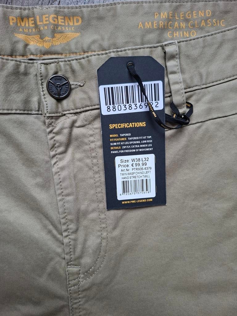 PME LEGEND Twin Wasp chino W38 L32, W36 - W38 (confectie 52/54), Overige kleuren, Nieuw, Ophalen of Verzenden