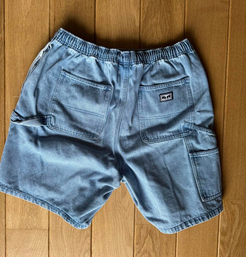 OBEY Big Boy short, Ophalen of Verzenden, Zo goed als nieuw, Overige maten, Blauw