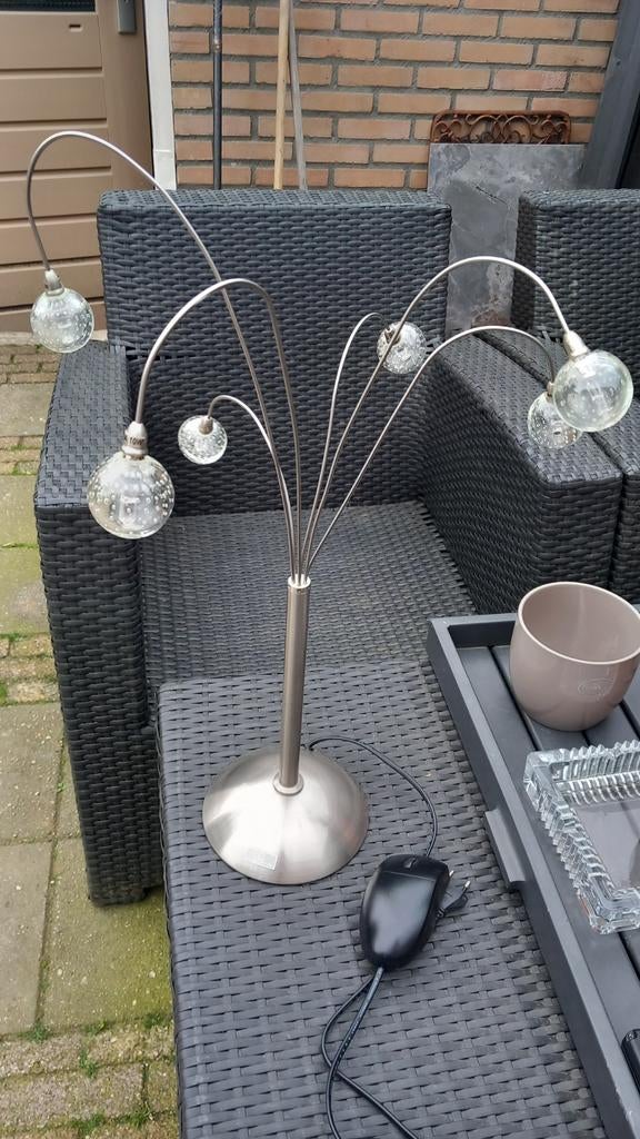 2 lampen van jan des bouvrie, Huis en Inrichting, Lampen | Tafellampen, Ophalen of Verzenden, Minder dan 50 cm