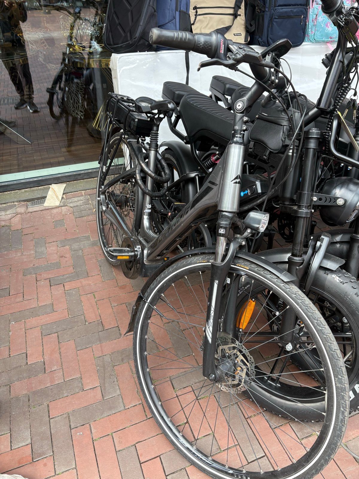 Elektrische fiets met Shimano STEPS display, Fietsen en Brommers, Fietsaccessoires | Fietscomputers, Ophalen, Gebruikt