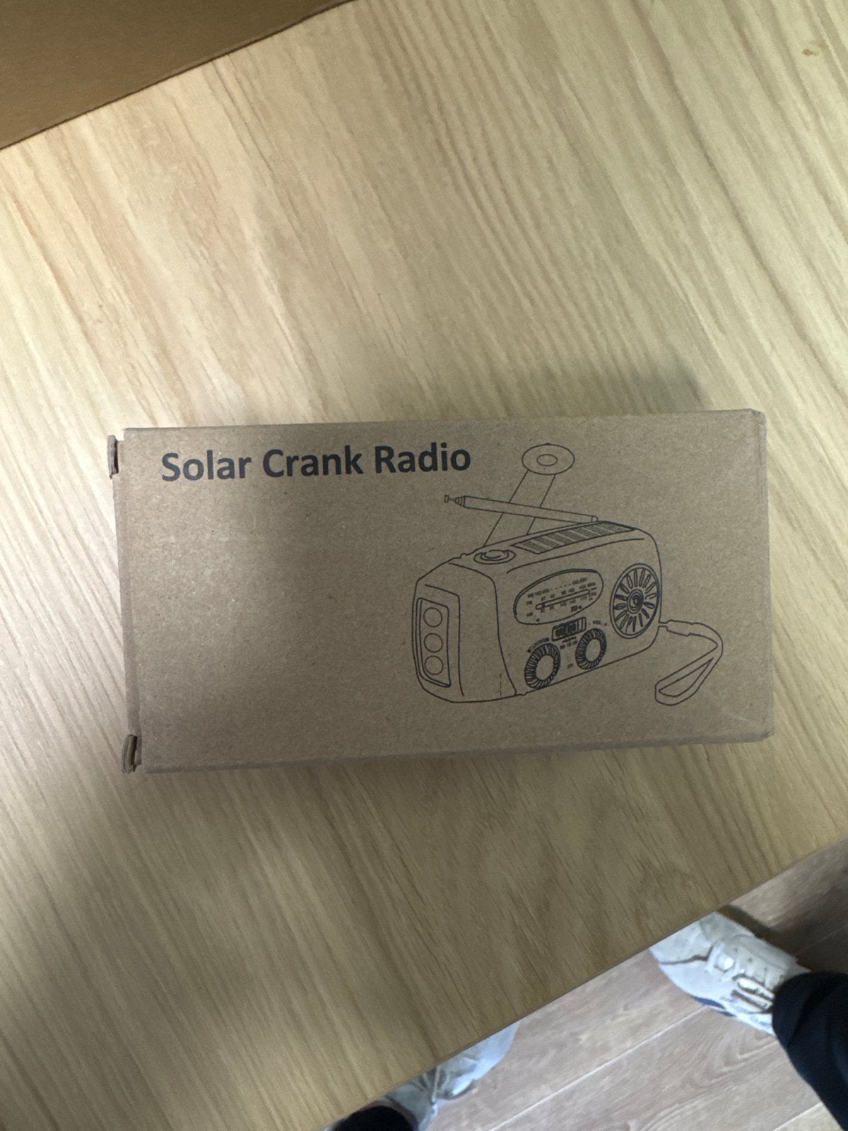 Noodradio met zonne-energie en handslinger, Ophalen of Verzenden, Nieuw, Radio