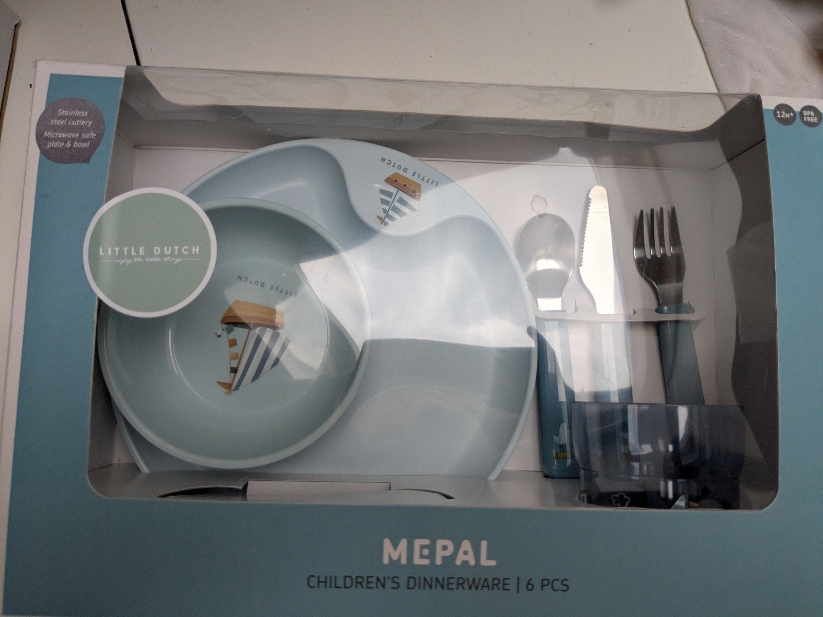 Mepal Little Dutch Eetset - Sailors Bay nieuw, Kinderen en Baby's, Ophalen of Verzenden, Nieuw, Overige typen, Overige merken