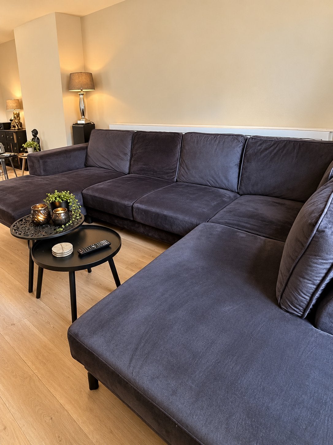 hoekbank met twee lounges, Ophalen, Gebruikt, Hoekbank, 300 cm of meer