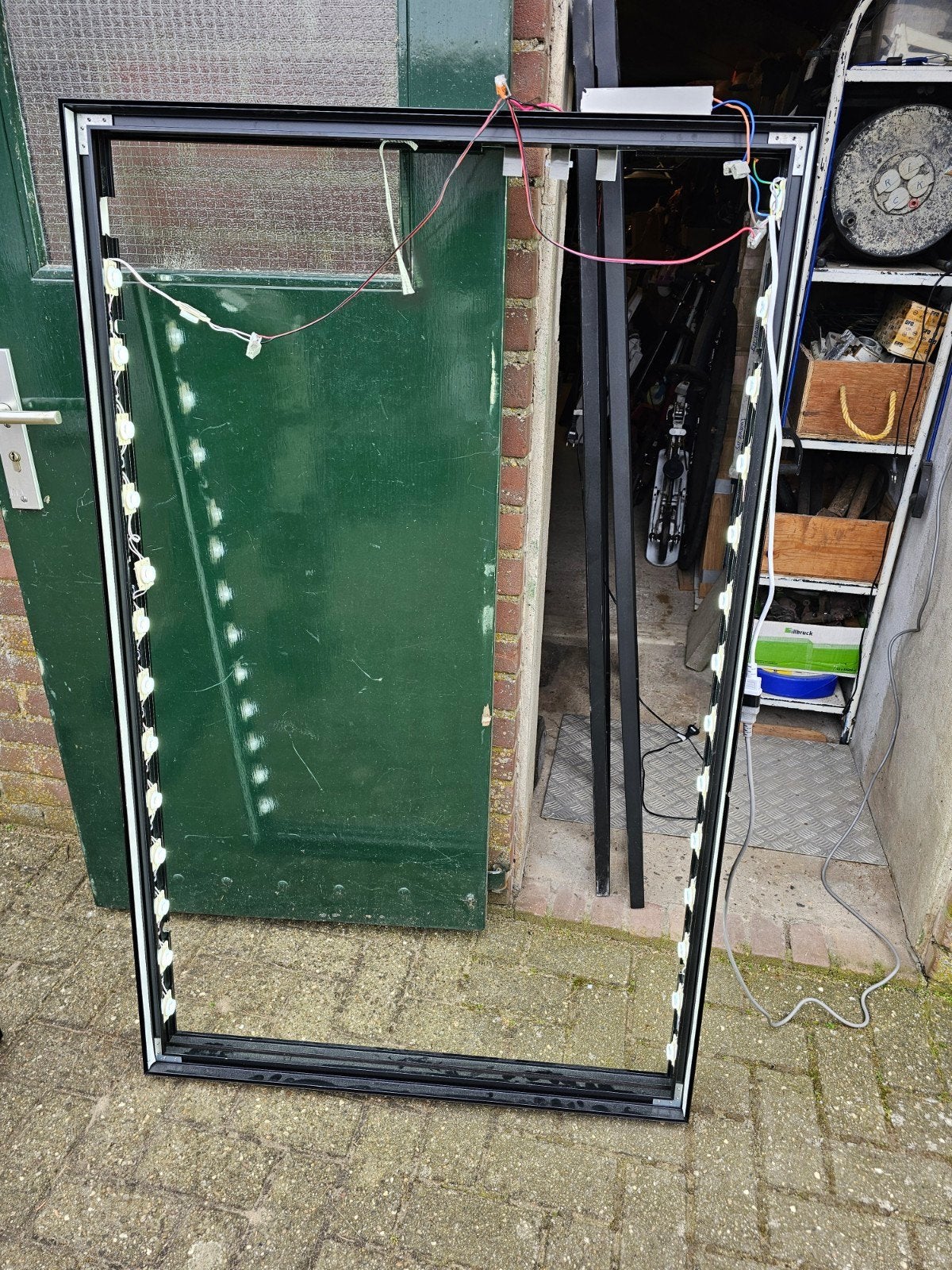 3 Lichtbakken te koop - Ideaal voor reclame of decoratie, Metaal, Overige merken, Gebruikt, Zwart