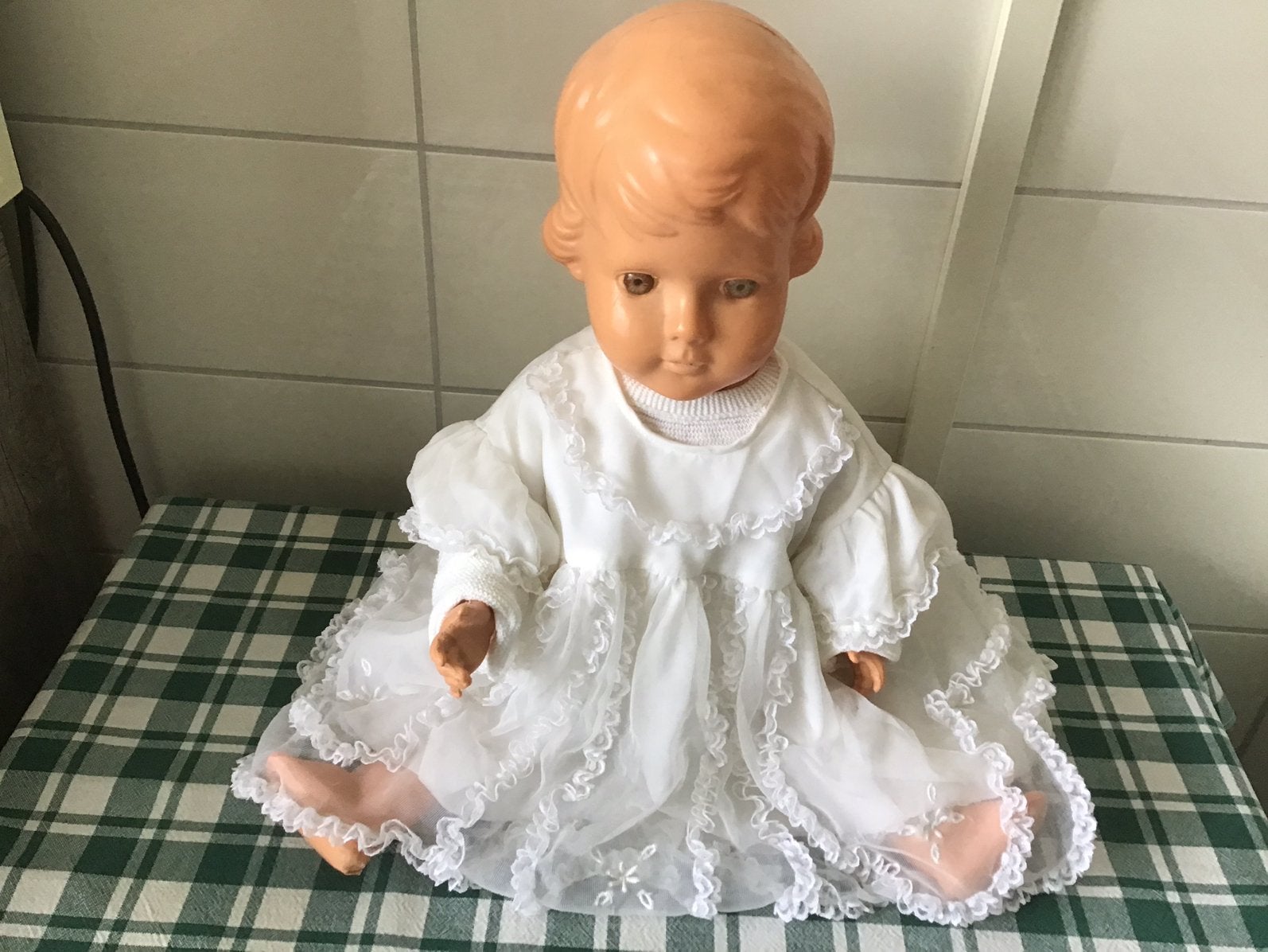 Vintage Wildebras pop, Verzamelen, Poppen, Ophalen, Zo goed als nieuw, Pop