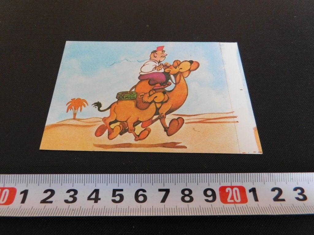 sticker tabak CAMEL trip roken arabier woestijn, Ophalen, Zo goed als nieuw