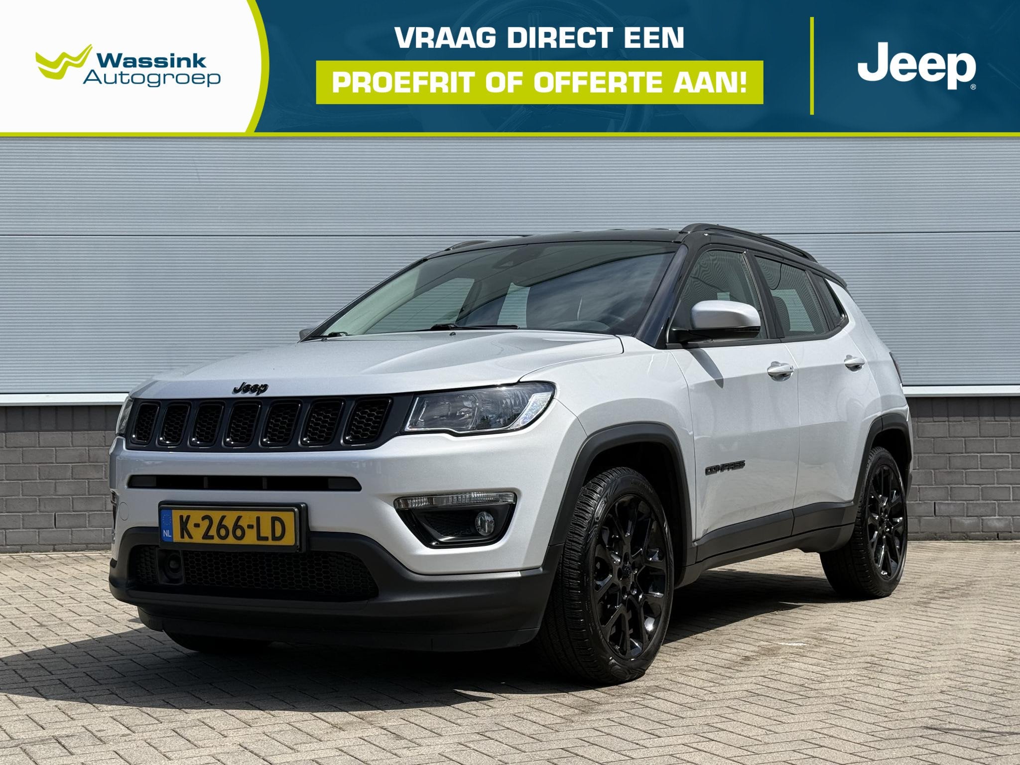 Jeep Compass 1.3T Night Eagle Liberty Edition | Trekhaak | C, Auto's, Voorwielaandrijving, 4 cilinders, Leder en Stof, Handgeschakeld