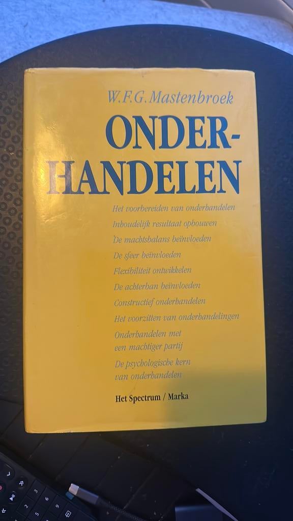 Onderhandelen van W.F.G. mastenbroek, Ophalen of Verzenden, Zo goed als nieuw