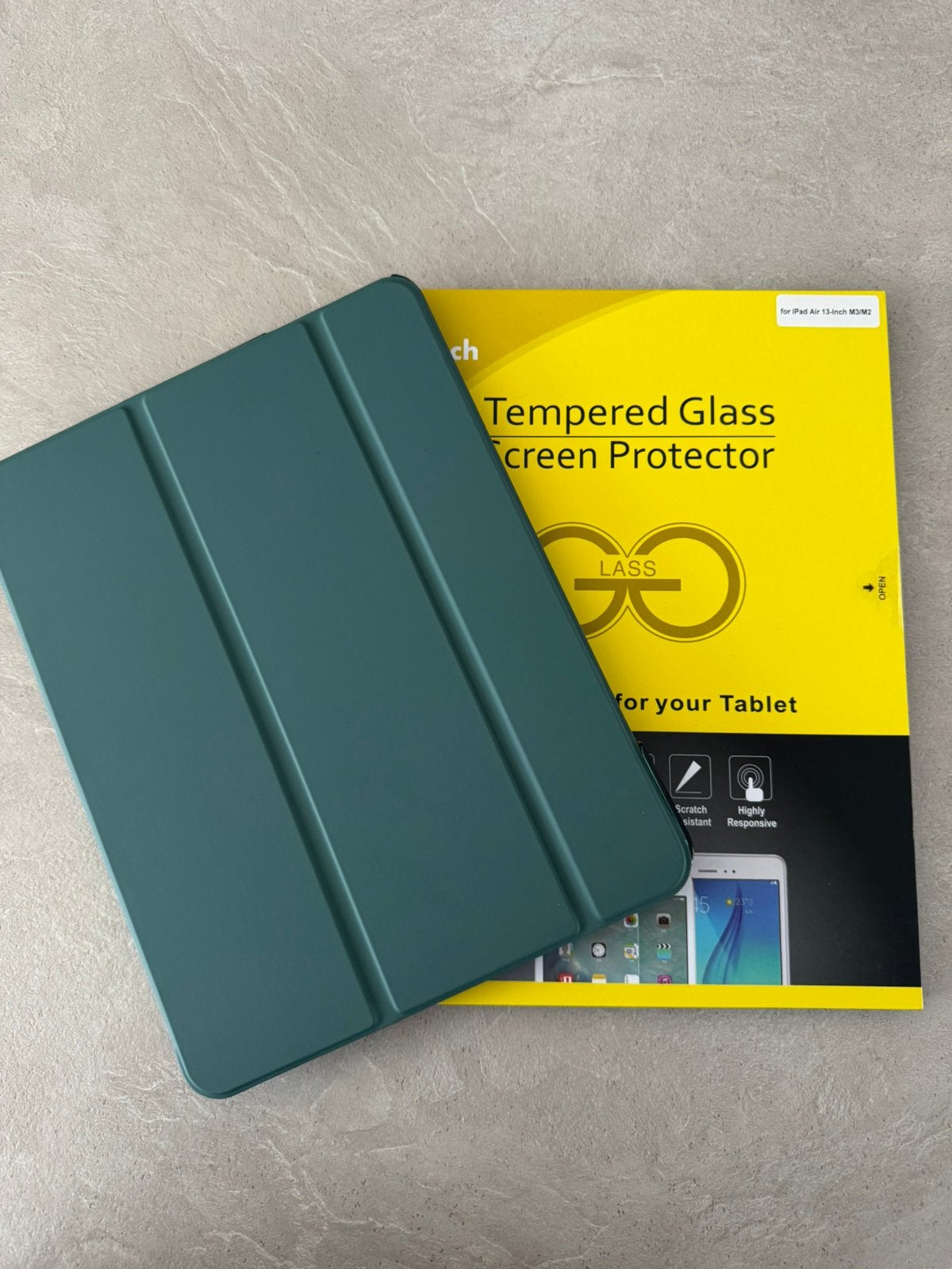 Hoes & screenprotector ipad 13 inch, Ophalen, Nieuw, Bescherming voor- en achterkant