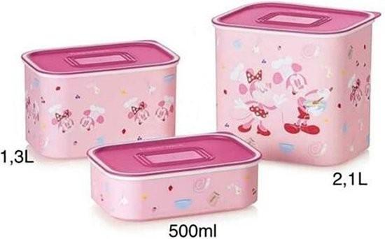 Nieuwe Tupperware Disney Clickplus Set - Minnie Mouse, Ophalen of Verzenden, Nieuw