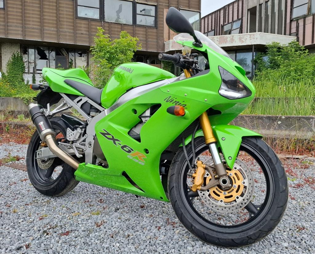 Kawasaki ZX6R (636) BJ2004 - Bijna smetteloos, lage km stand, Motoren, 636 cc, 4 cilinders, Meer dan 35 kW, Sport