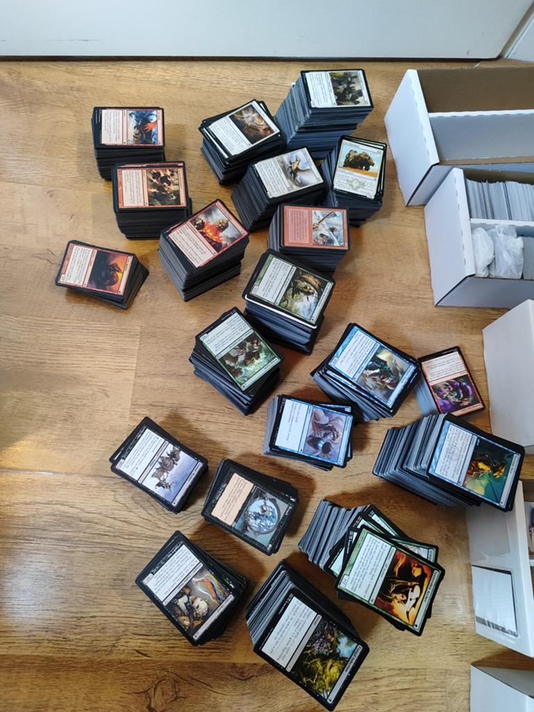 4000+ MTG commons, Ophalen of Verzenden, Gebruikt, Meerdere kaarten