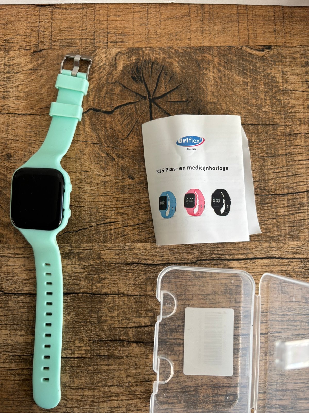 Urifoon plas medicijn horloge, Ophalen of Verzenden, Zo goed als nieuw, Zwart, Android