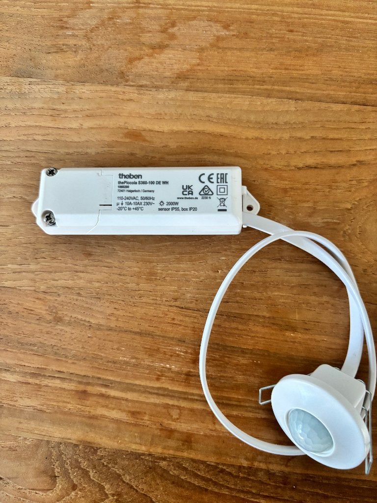 Theben thePiccola P360-100 DE WH inbouw bewegingsensor, Ophalen, Zo goed als nieuw, Schakelaar