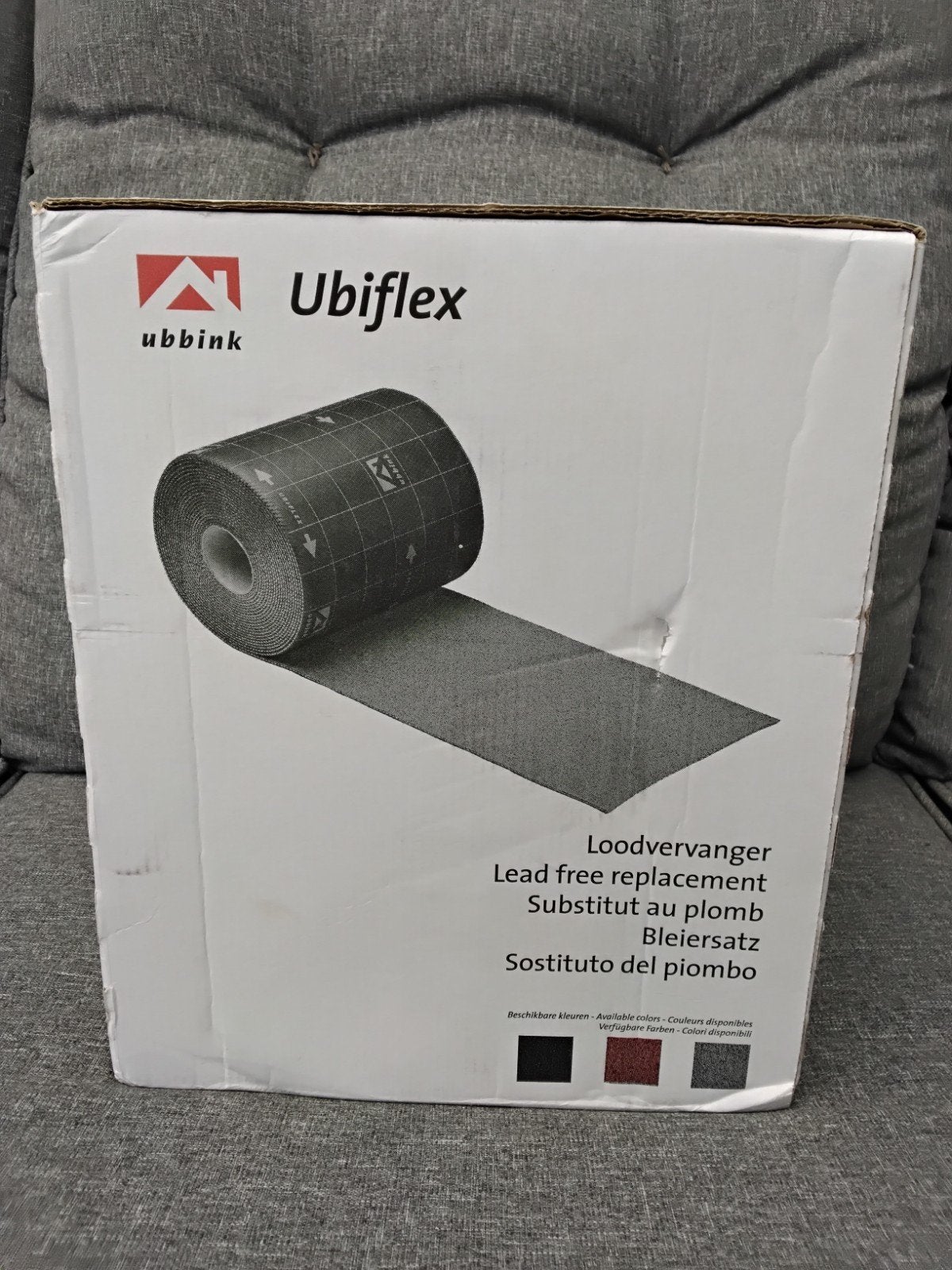 Ubiflex Loodvervanger Nieuw - 12m x 300mm, Ophalen, Kunststof, Zwart, Overige typen