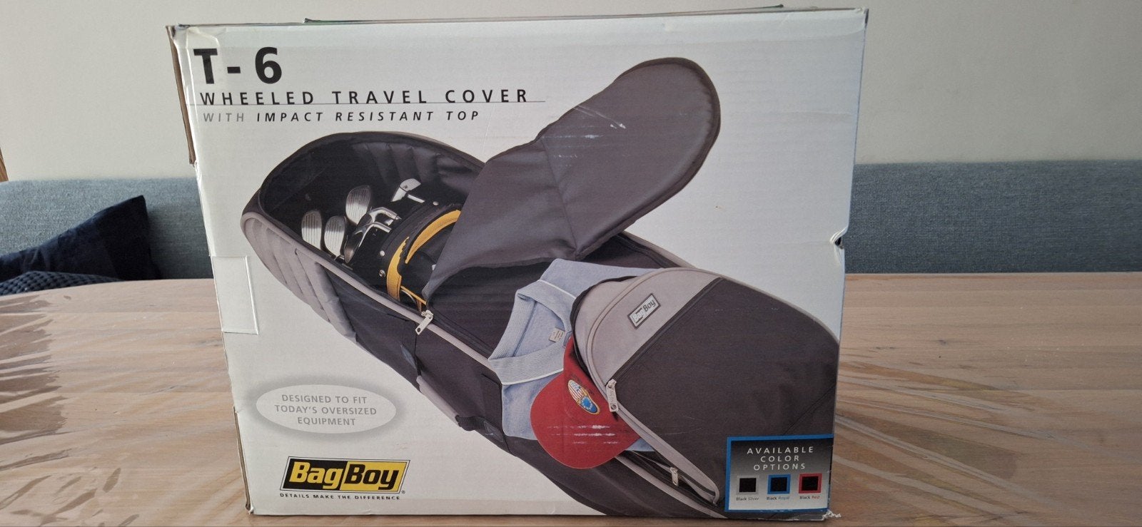 BagBoy T-6 Wheeled Travel Cover Golfset Nieuw in Doos, Sport en Fitness, Golf, Ophalen, Nieuw, Tas