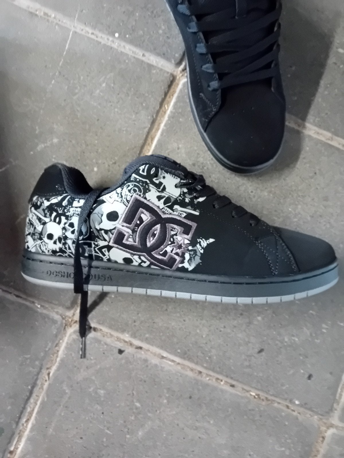 DC Gaveler Sneakers Zwart/Grijs - Maat 42.5, Zwart, DC, Nieuw, Ophalen of Verzenden
