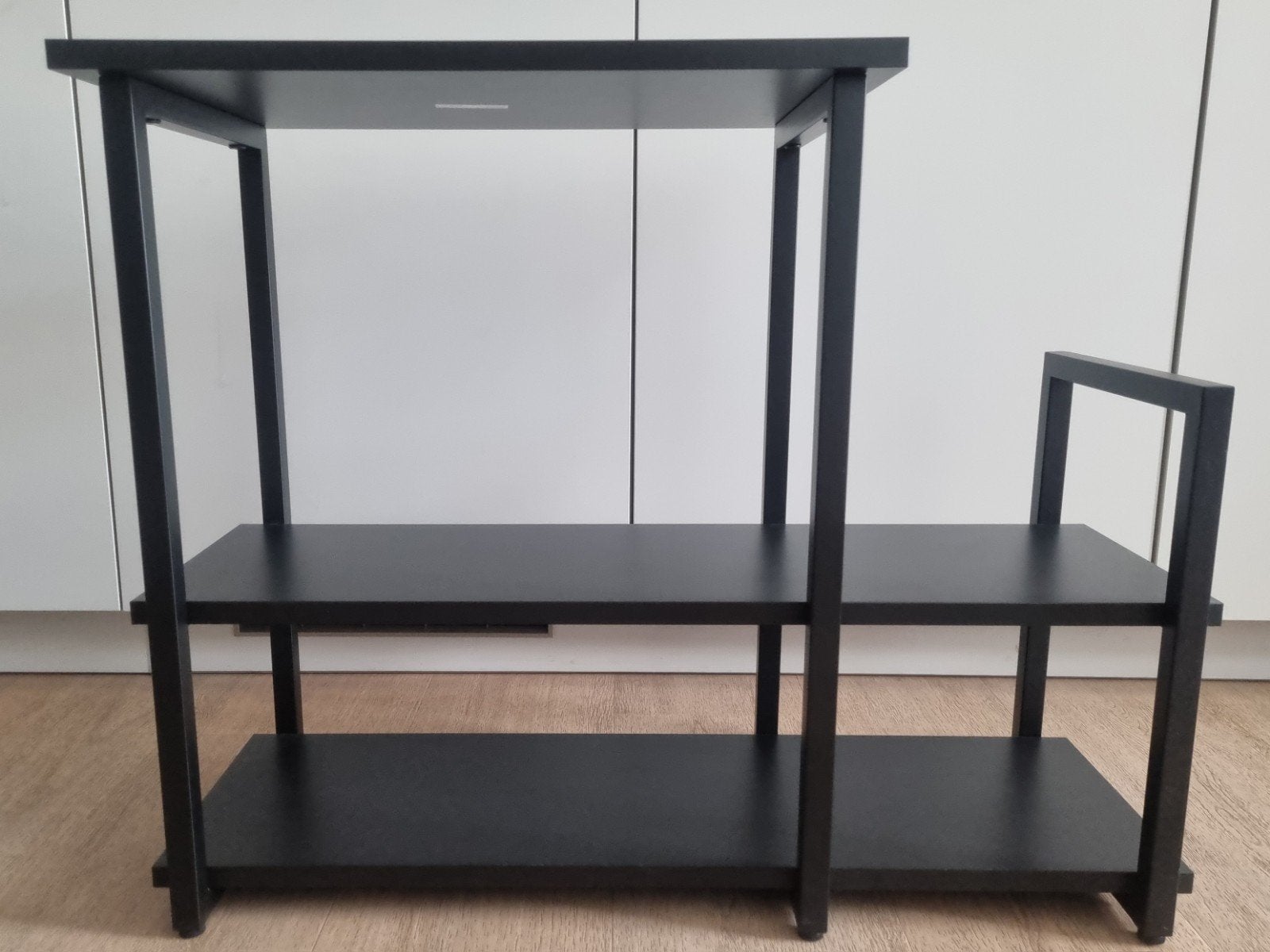 IKEA OBEGRÄNSAD bijzet/ platen tafel/rek - Zwart, Huis en Inrichting, Ophalen, Zo goed als nieuw
