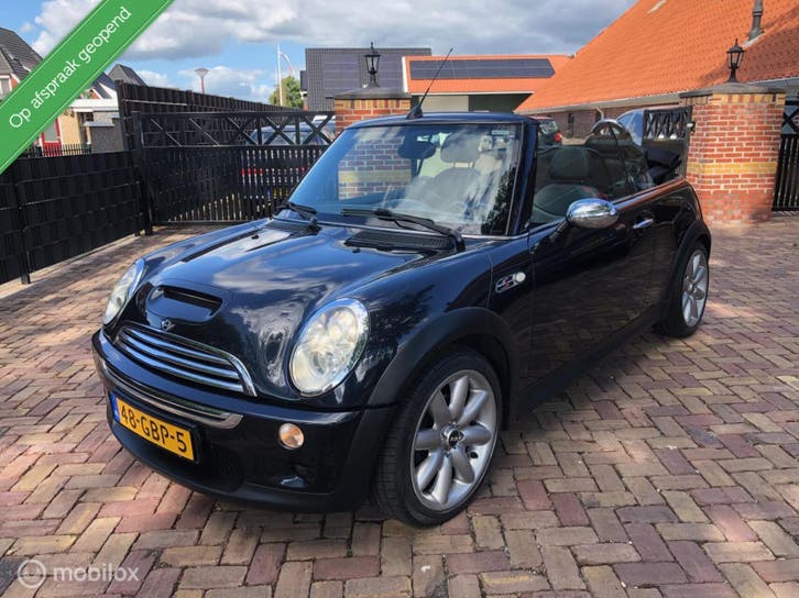 Mini Cabrio 1.6 Cooper S Cabrio Leder Xenon, Auto's, Voorwielaandrijving, Gebruikt, 4 cilinders, Cabriolet
