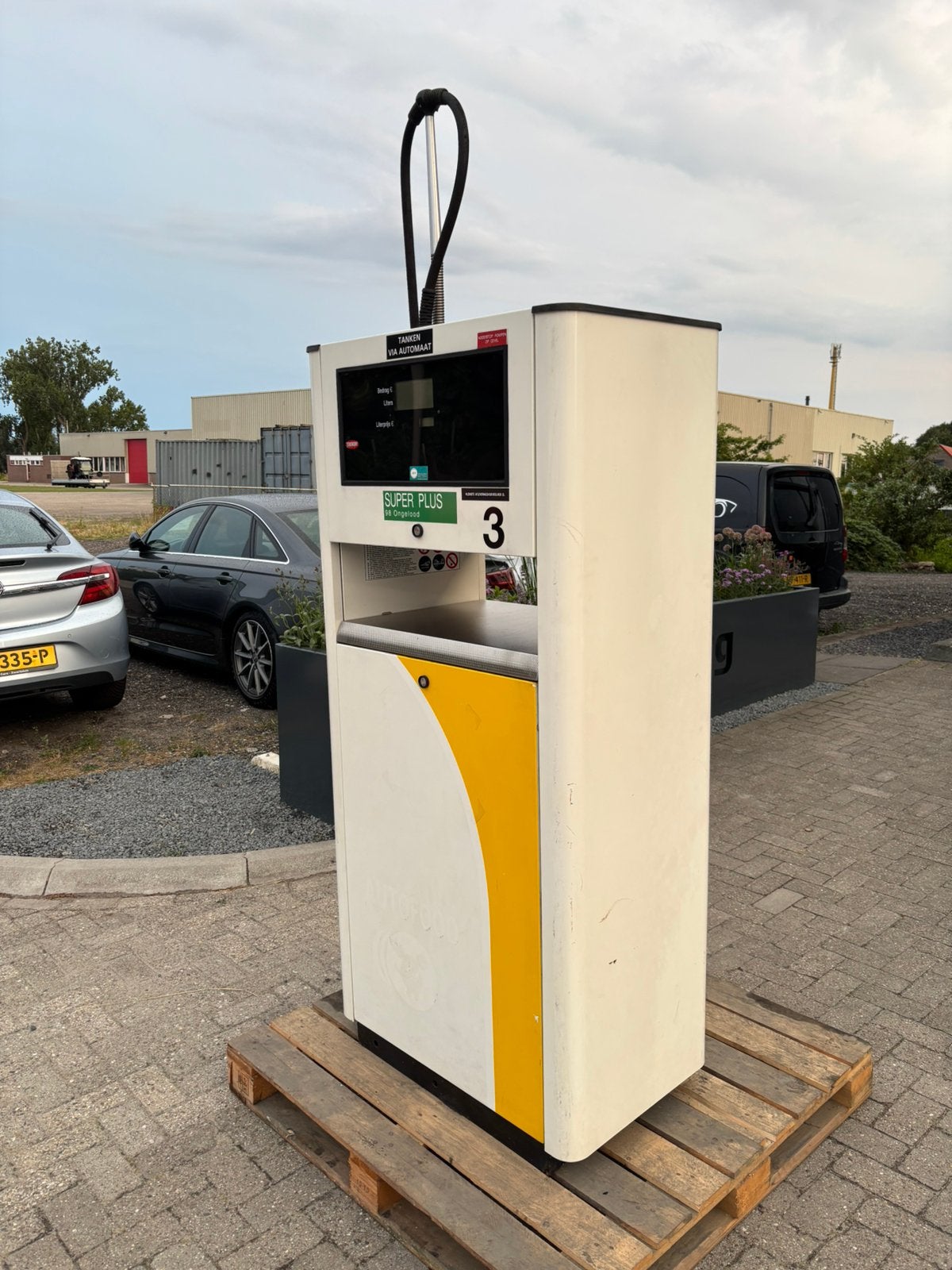 Tokheim benzinepomp, Ophalen, Gebruikt