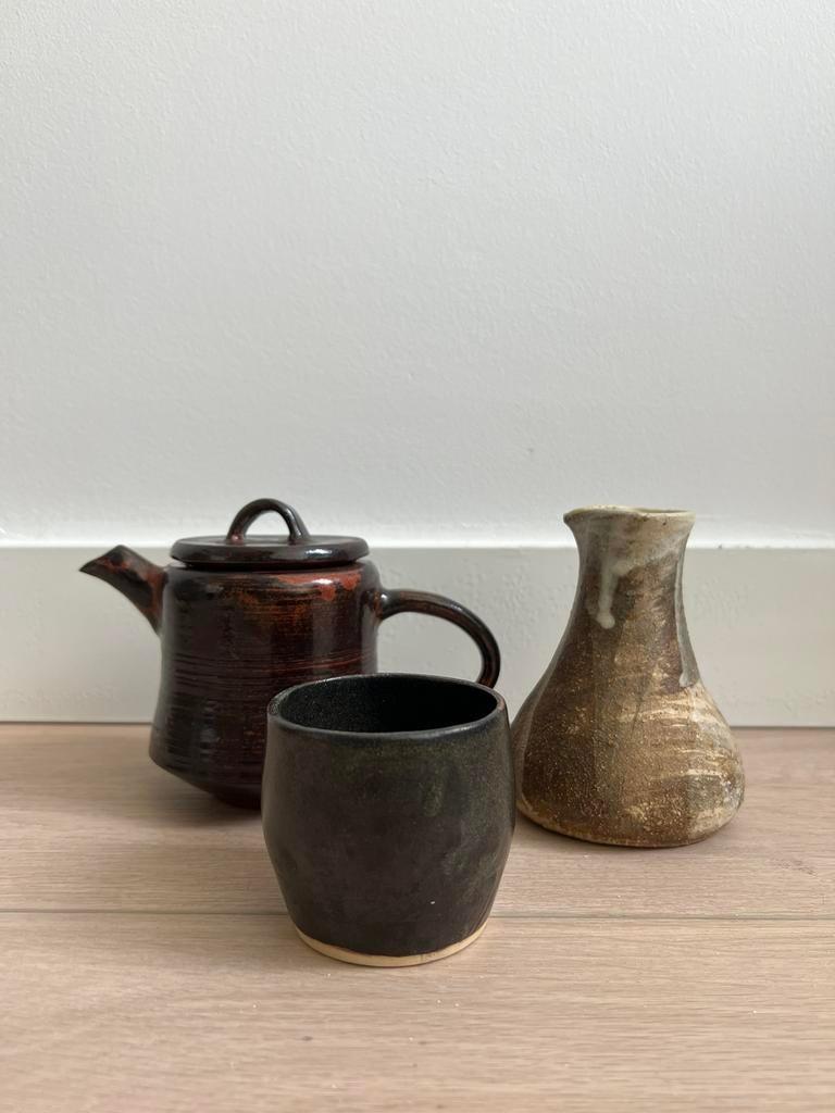 Japandi stijl thee/koffie set, Keramiek, Overige typen, Nieuw, Ophalen of Verzenden