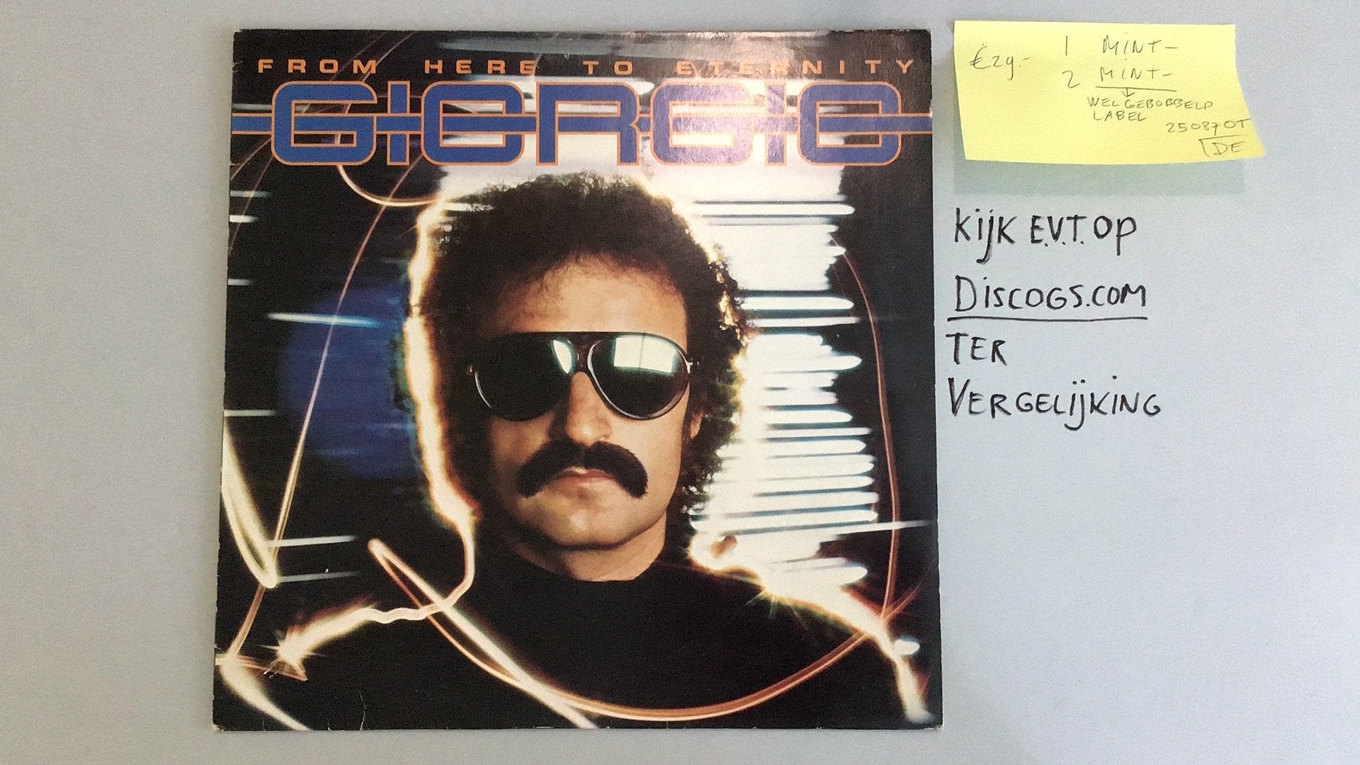 Giorgio Moroder - From Here To Eternity, Ophalen of Verzenden, Gebruikt, 12 inch