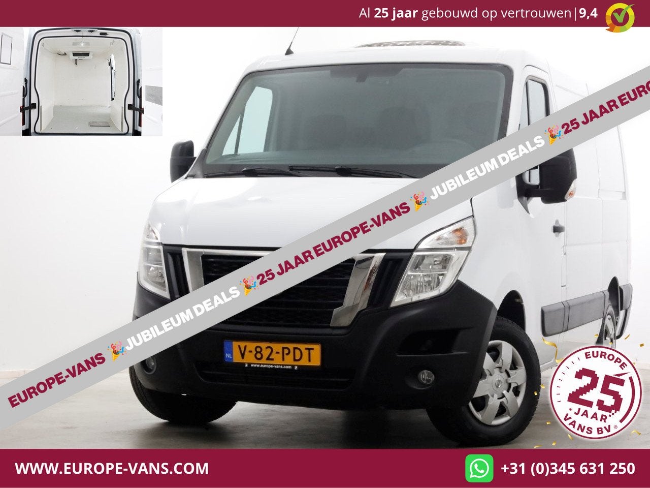 Nissan NV400 / Master 2.3 dCi 150pk L1H1 Automaat Koelwagen, Gebruikt, Euro 6, 4 cilinders, 150 pk