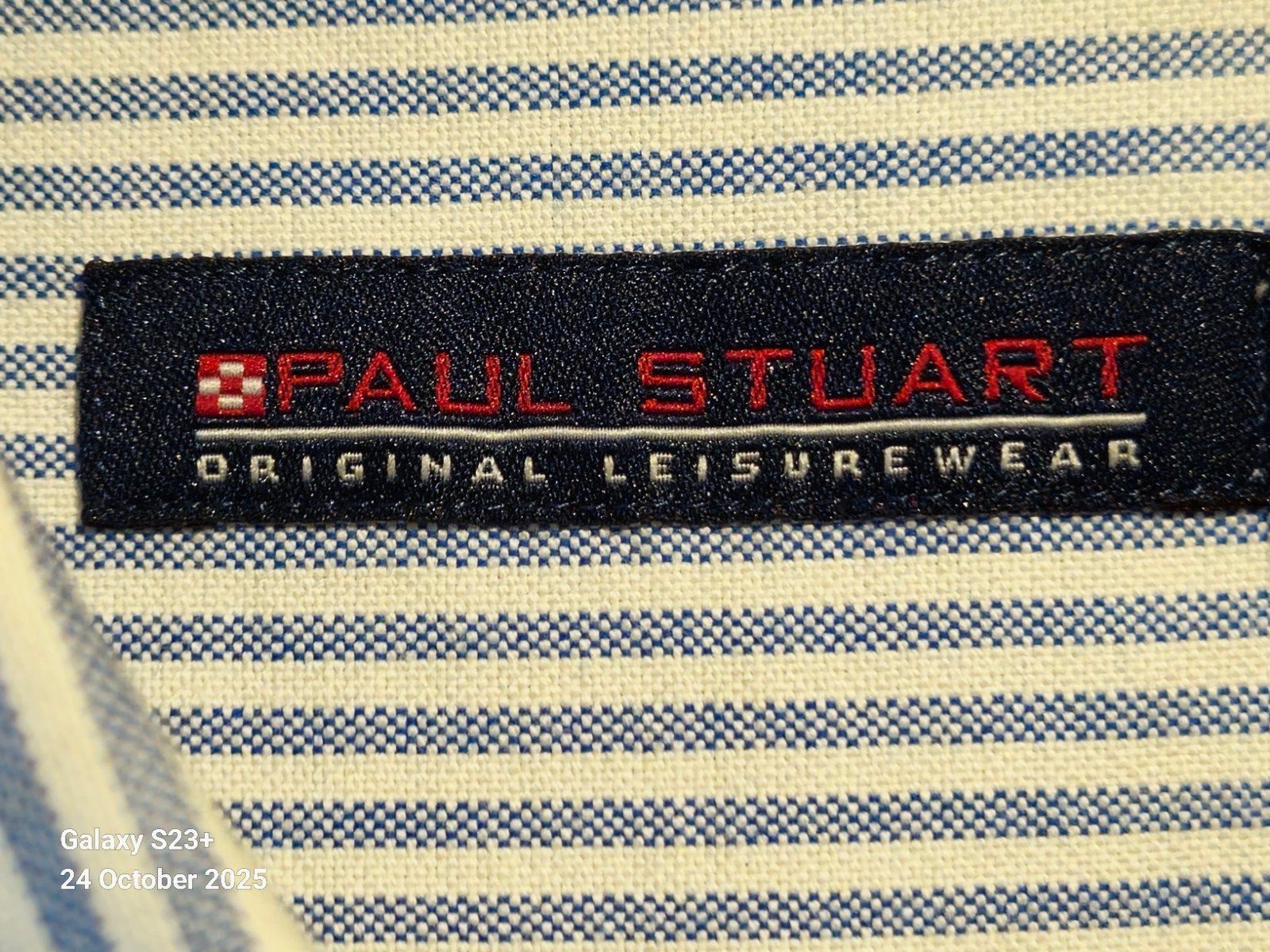 Paul Stuart shirt, XL, 100% katoen, Ophalen of Verzenden, Gedragen