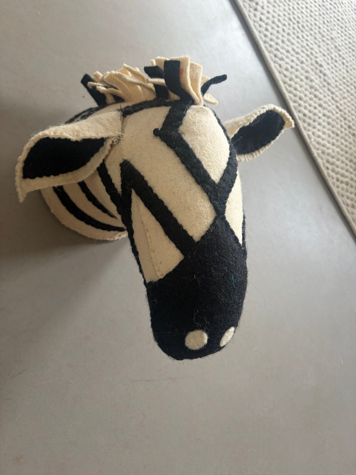 KidsDepot Zebra Wanddecoratie - Zwart/Wit, Huis en Inrichting, Ophalen, Overige stijlen, Textiel, Gebruikt