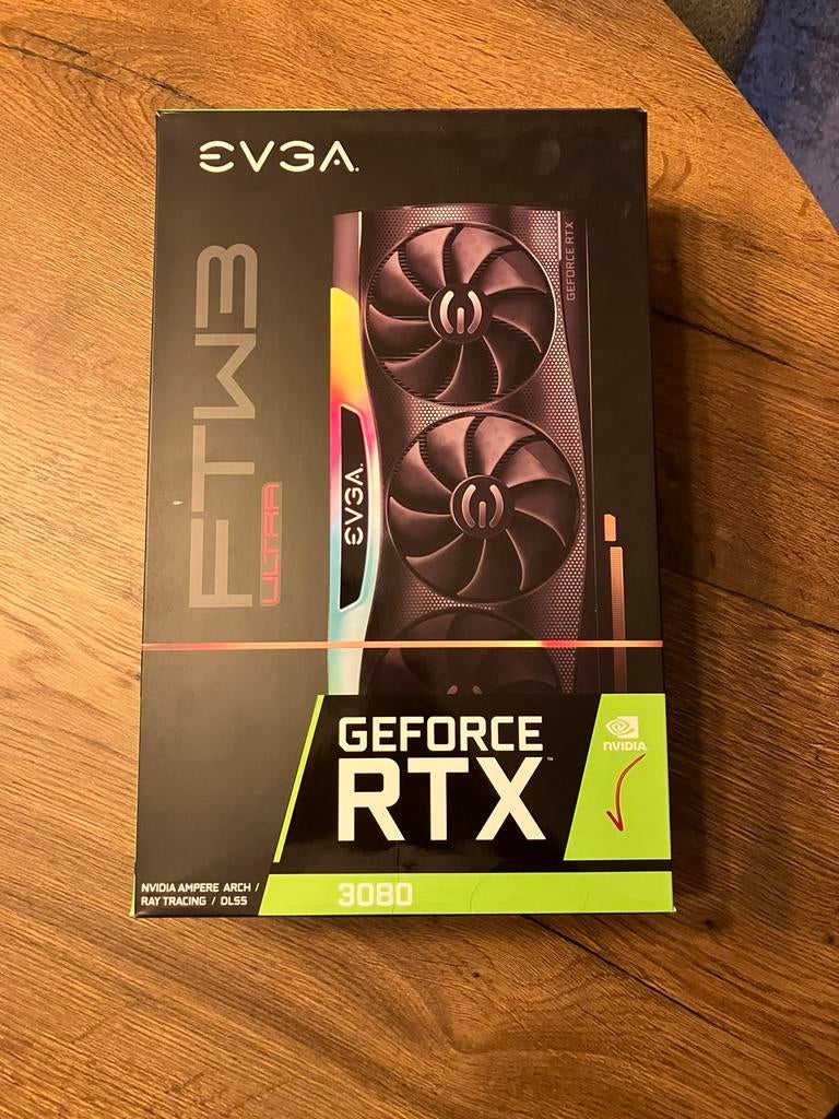 NVIDIA GeForce RTX 3080 EVGA 10GB videokaart, GDDR6, PCI-Express 4, Ophalen of Verzenden, Zo goed als nieuw