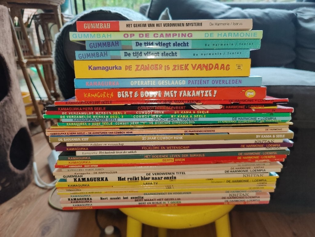 Kamagurka - Seele - Cowboy Henk - Gummbah (36x), Boeken, Eén stripboek, Ophalen of Verzenden, Zo goed als nieuw