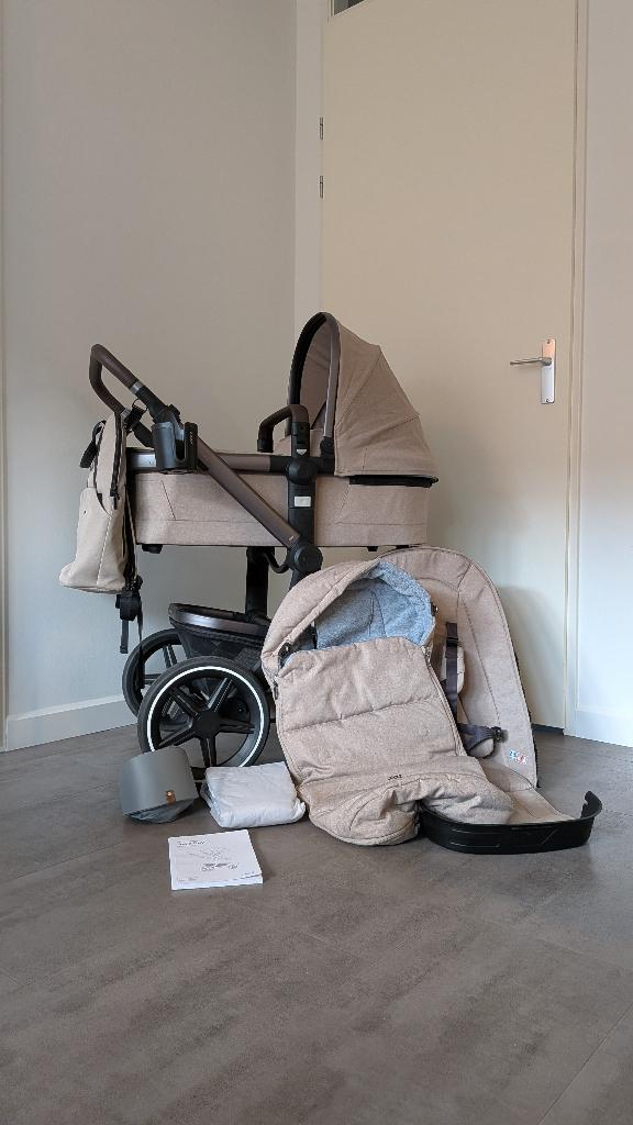 Kinderwagen Joolz Day Plus – Timeless Taupe, Gebruikt, Verstelbare duwstang, Ophalen, Kinderwagen