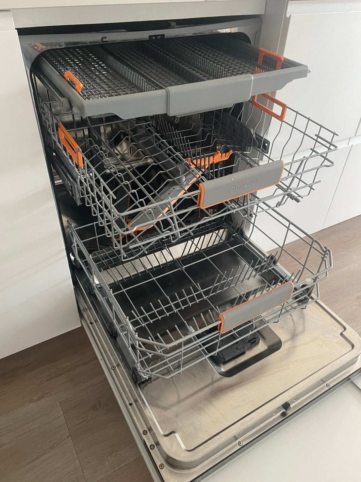 Vaatwasser Gorenje GV663A66 half jaar oud met besteklade, Ophalen, Zo goed als nieuw, Inbouw, Minder dan 85 cm