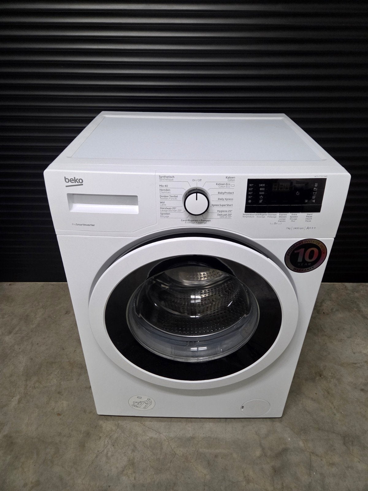 Beko wasmachine 7kilo Energiezuinig A, Witgoed en Apparatuur, Wasmachines, Ophalen of Verzenden, Zo goed als nieuw, 85 tot 90 cm