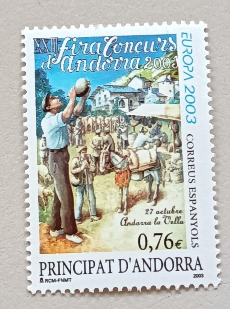 Andorra (Spaans) 2003 cept mich 301, Ophalen of Verzenden, Overige landen, Postfris