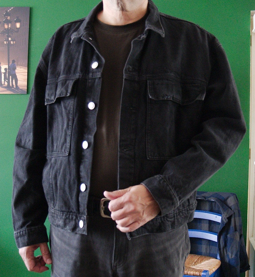 Zwart spijkerjack XL oversized fit NIEUW!, Ophalen, Nieuw, Maat 56/58 (XL), Zwart