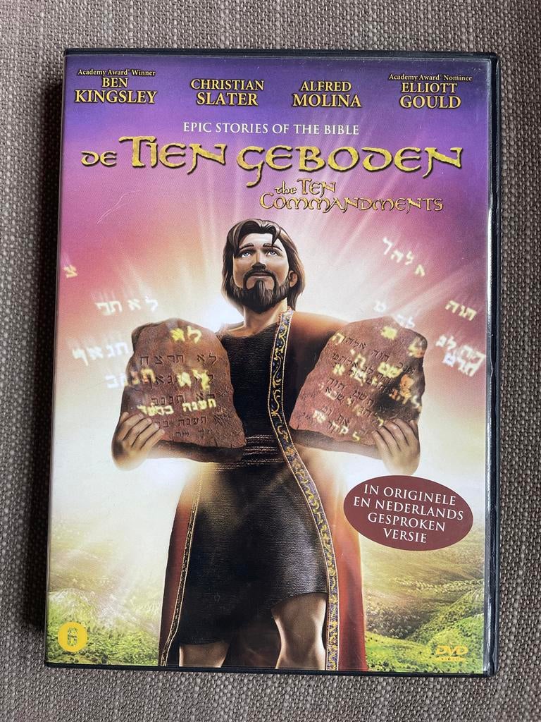 De Tien Geboden dvd -, Vanaf 6 jaar, Ophalen of Verzenden, Zo goed als nieuw